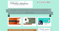 Desktop Screenshot of institutomarthamendonca.com.br